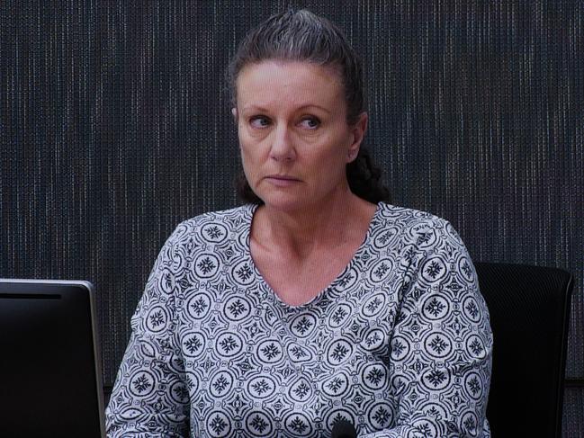 Kathleen Folbigg appearing at the 2019 inquiry. Picture: AAP Image/Joel Carrett