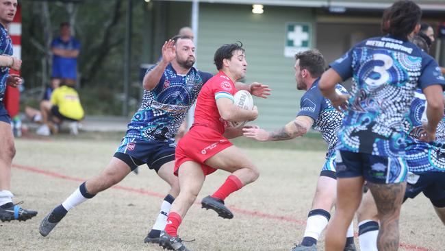 Currumbin vs. Tugun. James Busby. Picture by Richard Gosling