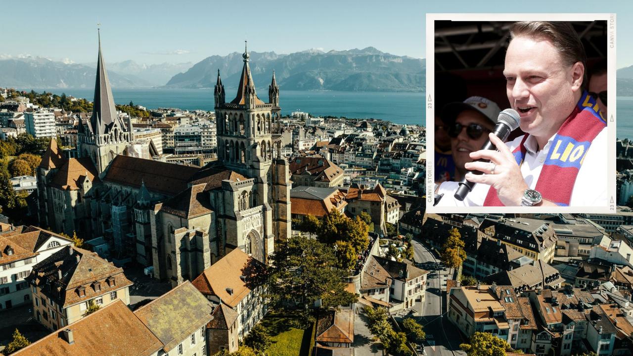 Lord Mayor Adrian Schrinner visited Lausanne, Switzerland, for a world Olympic cities meeting.