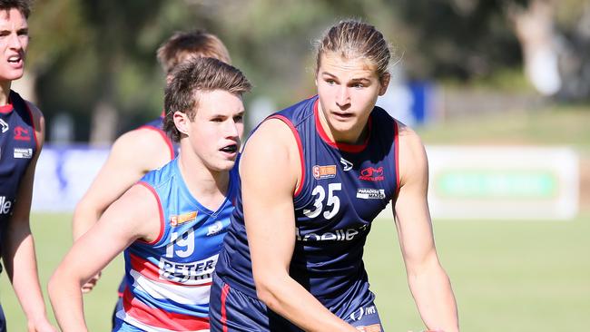 Norwood under-18 ruckman Alex Van Wyk. Picture: SANFL/Peter Argent