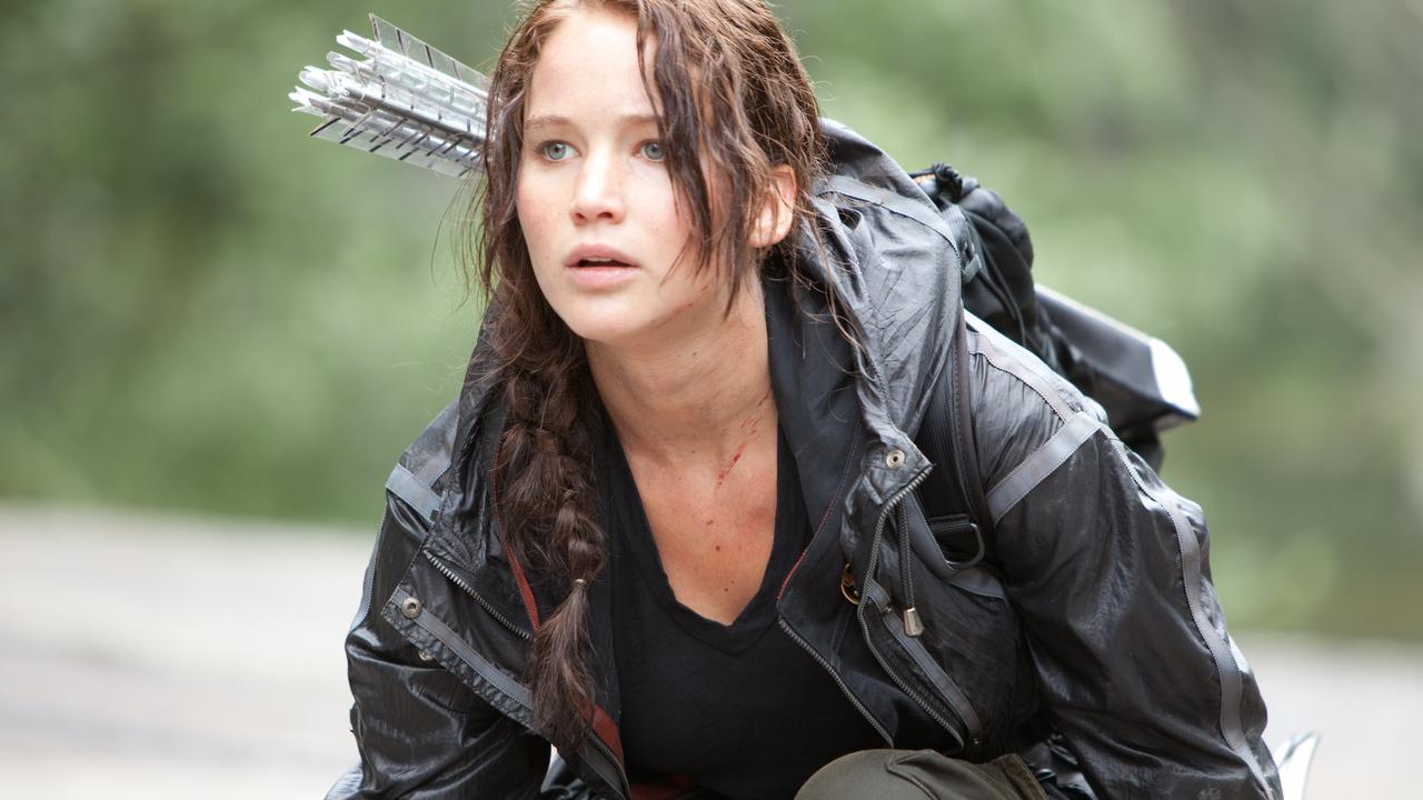 Jennifer Lawrence in a scene from the 2012 film ‘The Hunger Games’.