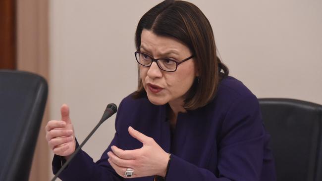 Health Minister Jenny Mikakos said overseas travel, particularly to the northern hemisphere, was spreading communicable diseases like the flu and measles. Picture: Tony Gough