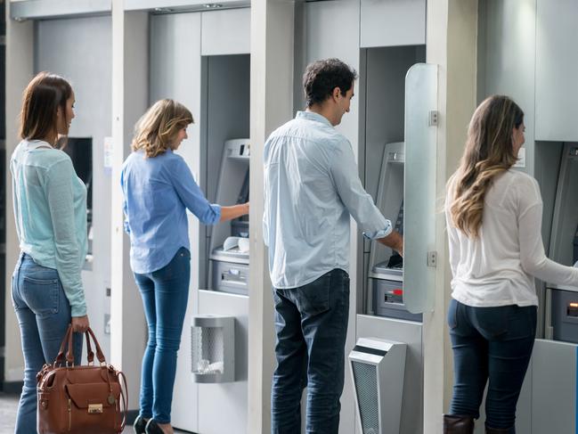 Customers are still paying exorbitant charges to access their own money from ATMs. Picture: Getty Images