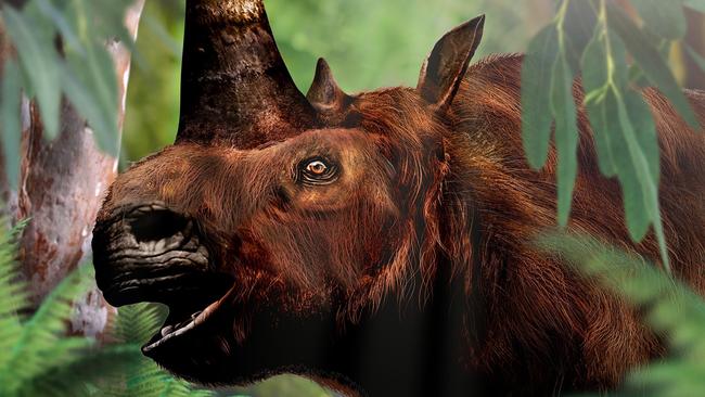 Mega Beasts at Healesville Sanctuary Giant animals landscapes of Asia, Africa, Europe and North America more than 10,000 years ago. Picture: Supplied