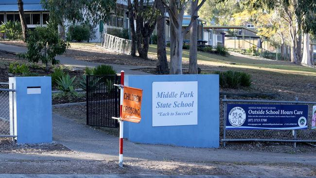 Middle Park State School was one of several schools to report multiple potential asbestos exposure incidents between 2019-2022, new figures released by the state government reveal.