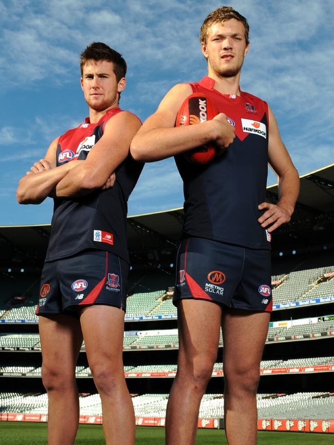 Former Demon turned Pie Jeremy Howe and Gawn debuted in 2011. 