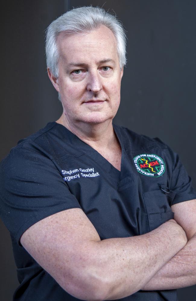 Dr Stephen Gourley, president of the Australasian College for Emergency Medicine. Picture: Supplied