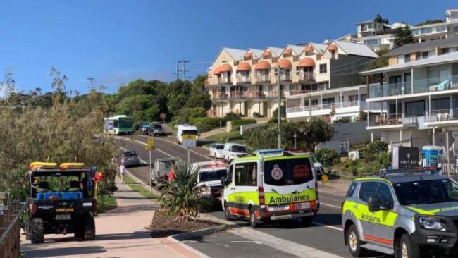 The scene of the drowning on the Sunshine Coast. Photo: Patrick Woods / Sunshine Coast Daily.