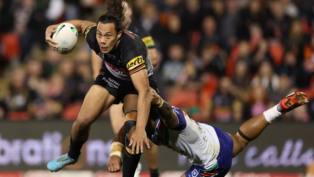 Jarome Luai returned for the Panthers against the Warriors. Picture: Mark Metcalfe/Getty Images