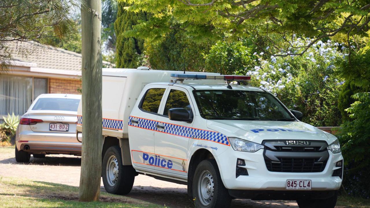 Detectives have established a crime scene at a Rockville home after offenders attacked a man at his home with a tomahawk. Police believe the offenders have been involved in an overnight crime spree across Toowoomba.