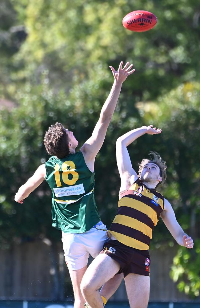 Maroochydore ruckman Nathan Jensen . Picture, John Gass