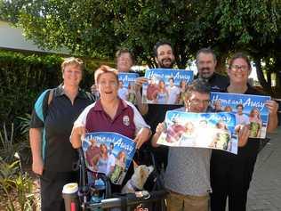 SUMMER BAY VACAY: Marliese Ulmann, Donna Murnane, Toby Robison, Trevor Sands, Suzanne Whan (back), Raeleen Darlington and Chris Nugent (front) are looking forward to their highly anticipated trip to meet the  Home and Away  cast. Picture: Rhylea Millar