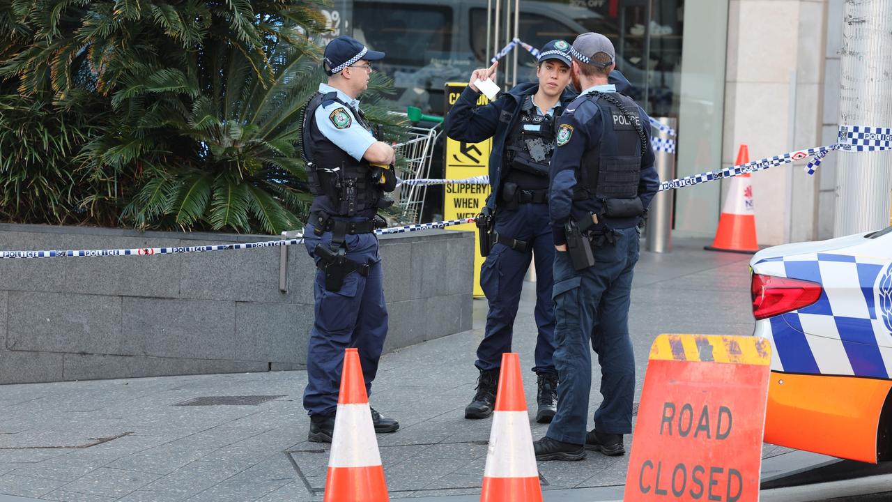 Police at the scene on Monday morning. Picture: NCA NewsWire / Rohan Kelly