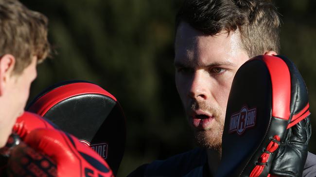 Matt Scharenberg is hoping to play in next year’s NAB Challenge. Picture: Michael Klein