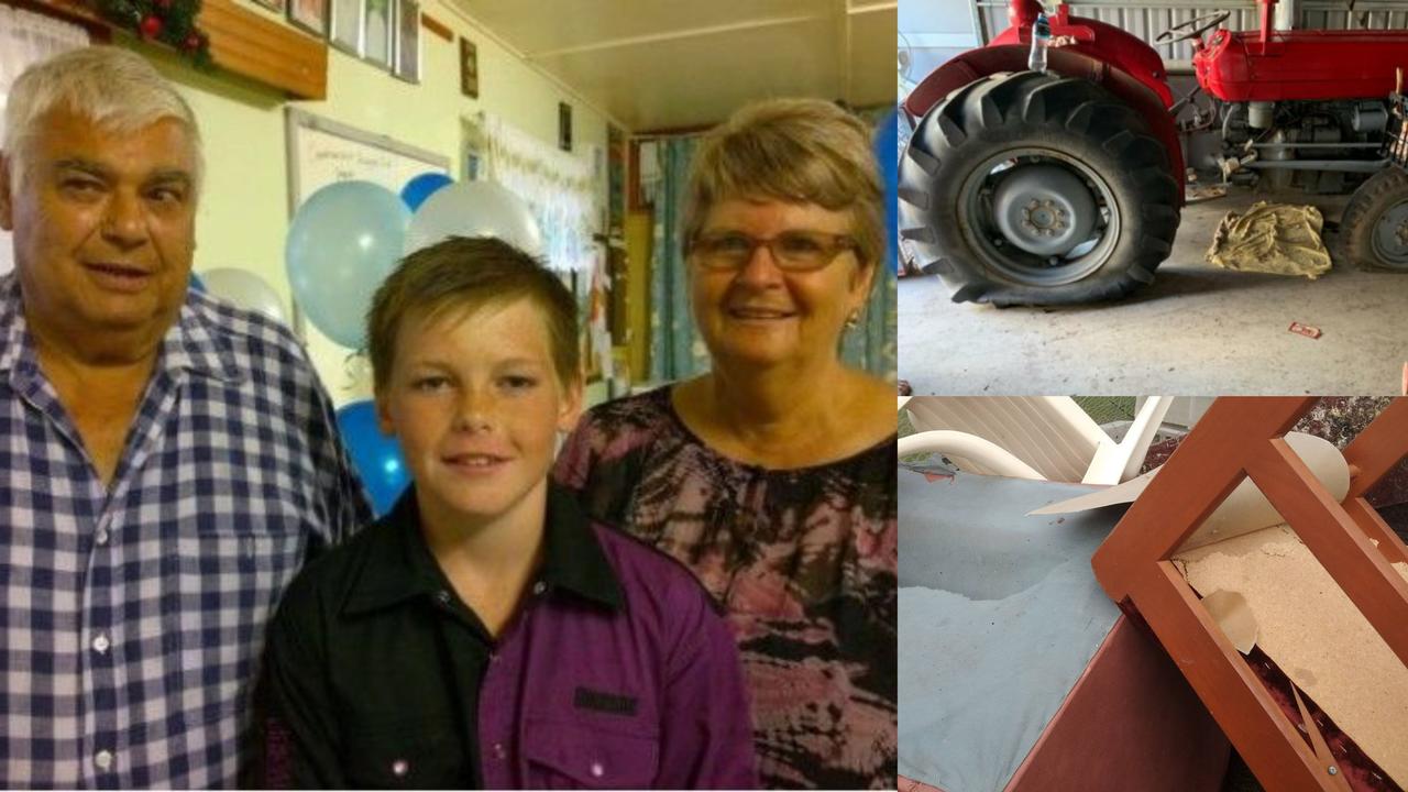 Alan and Shirl Mimi with their grandson William Mimi. Photo/Amanda Wenck.