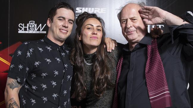 Australian musician Amy Shark thanked Gudinski for “believing” in her. Picture: AAP/Daniel Pockett