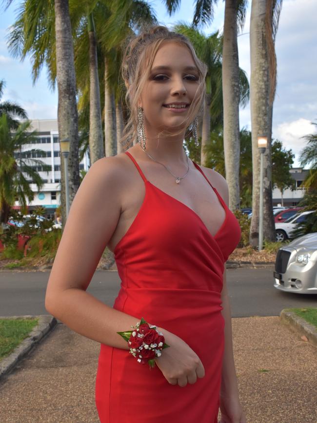 Makayla Burley at the Mackay State High School formal at the MECC, on Wednesday November 18. Picture: Zizi Averill