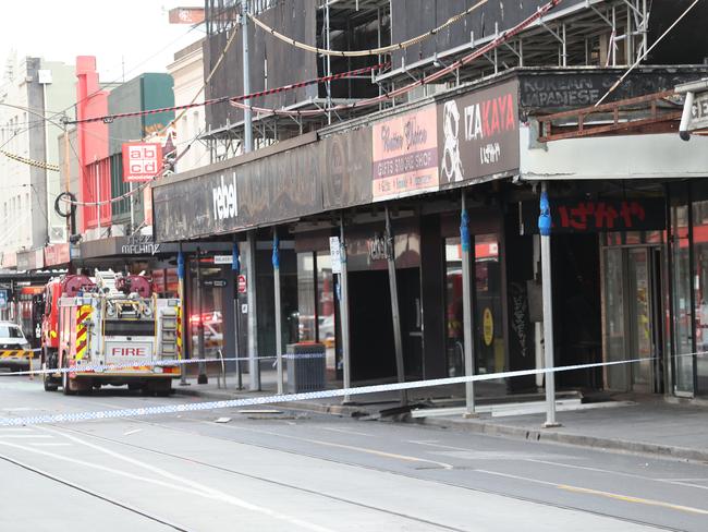 A tobacco shop in CgChapel st South Yarra has been fire bombed. Wednesday, January 15. 2025. Picture: David Crosling