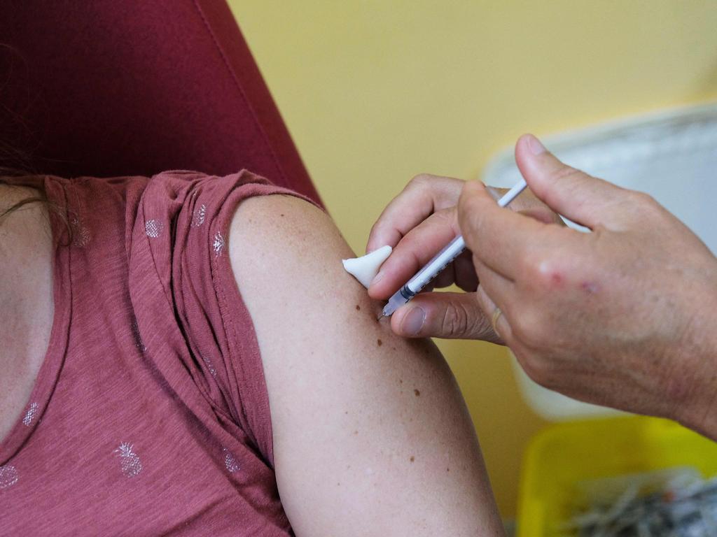 Education workers in NSW must get the jab by November 8. Picture: Theo Rouby / AFP