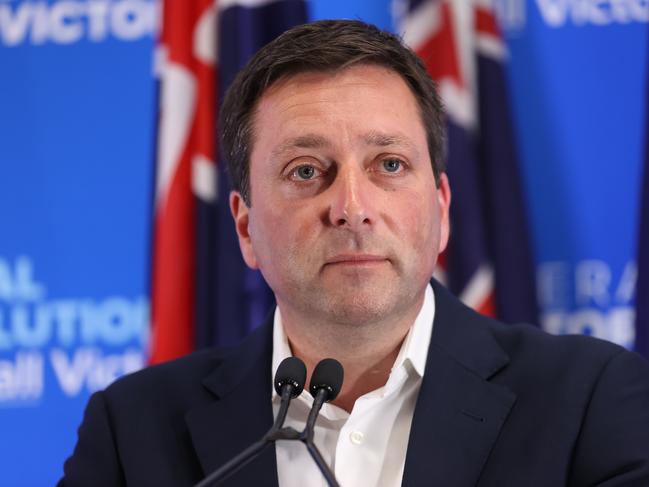 Matthew Guy suffered from an ‘authenticity problem’. Picture: David Caird