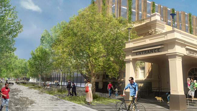 An artist’s impression of what a revamped Oxford Tce would be like. Picture supplied by Unley Council