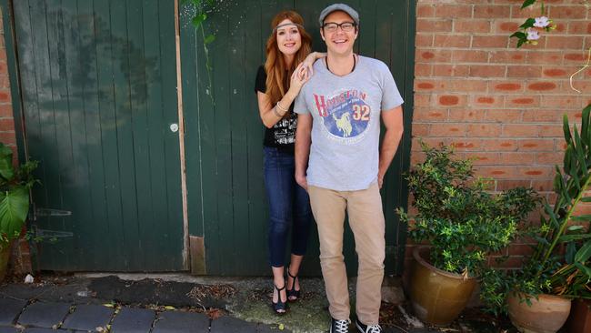 Husband and wife country music duo Jay and Mark O'Shea have collaborated with Rob Hirst over the past five years. Picture: Cameron Richardson