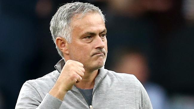 BURNLEY, ENGLAND - SEPTEMBER 02:  Jose Mourinho, Manager of Manchester United celebrates after the Premier League match between Burnley FC and Manchester United at Turf Moor on September 2, 2018 in Burnley, United Kingdom.  (Photo by Jan Kruger/Getty Images)