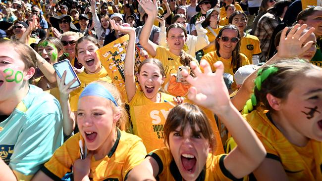 Screaming fans at Riverstage. Picture: Dan Peled / NCA NewsWire