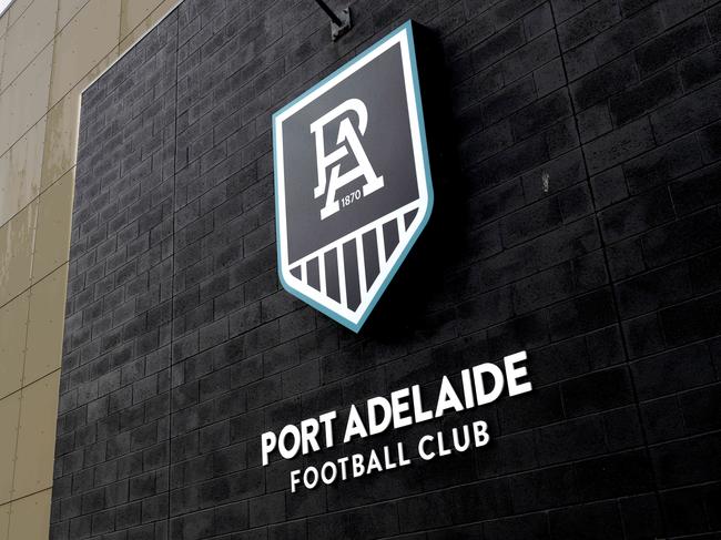 18/08/2020 - The AFL is investigating Port Adelaide players Peter Ladhams and Dan Houston over a potential COVID-19 protocol breach. General Pics of the Alberton Oval and Power clubrooms. Picture: Naomi Jellicoe