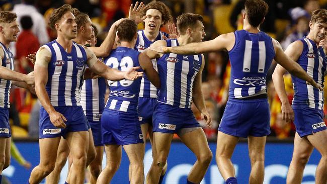 North Melbourne enjoyed a big win over the Gold Coast. Picture: Getty Images