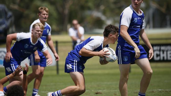 The Dogs were very competitive in their narrow defeat. Picture: Warren Gannon Photography