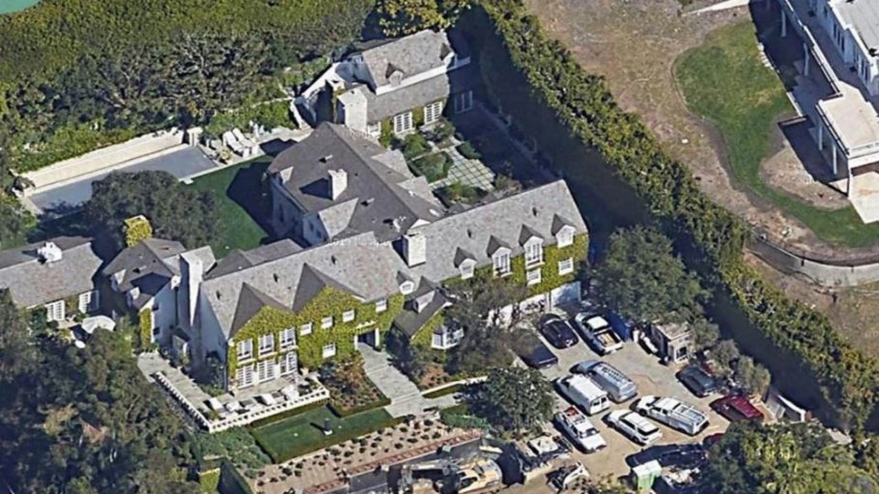 Beverly Hills mansion. Picture: Google Maps