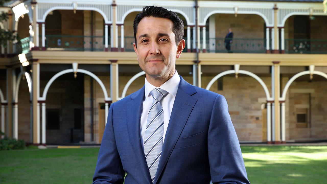 Leader of the Opposition David Crisafulli, Parliament House. Picture: Liam Kidston