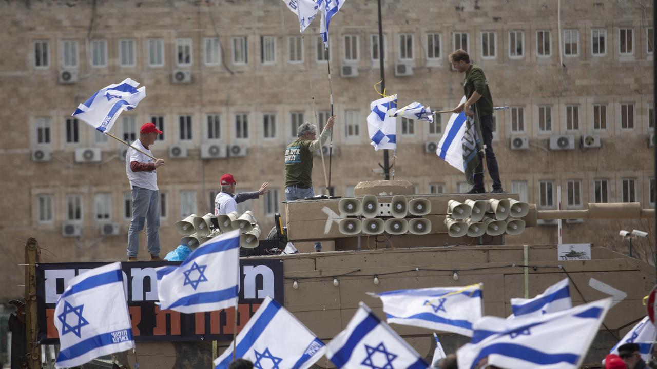 Protesters call for military equality in Jerusalem this week. For years ultra-Orthodox students have been exempt from conscription. Picture: Amir Levy/Getty Images