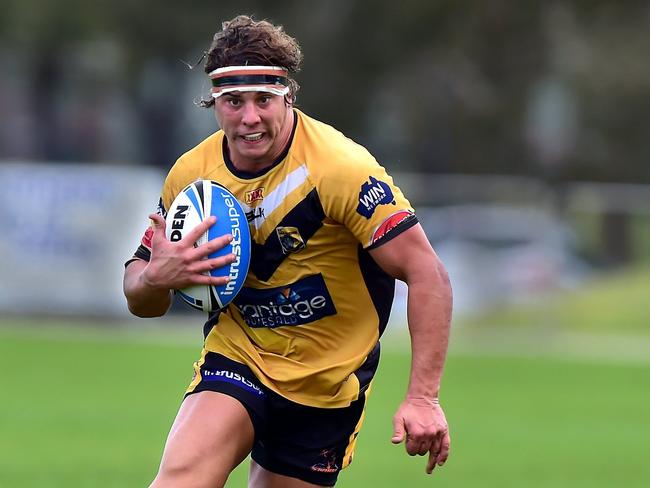 Former Sunshine Coast Falcons player Tom Murphy suspended for two weeks after throwing a punch in a match for Palmerston Raiders. Photo: Che Chapman