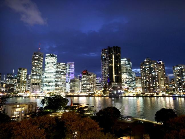 Generic Brisbane City evening view, on Wednesday 30th August 2023 - Photo Steve Pohlner