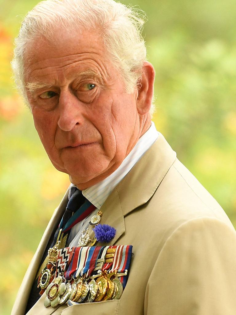 Prince Charles extended an olive branch of sorts to Harry and Meghan during his first address. Picture: Oli SCARFF / POOL / AFP.