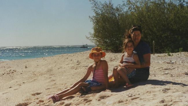 Amy Gash and her sister Chloe spent most of their childhood living on and exploring Lady Elliot Island. Picture: Supplied