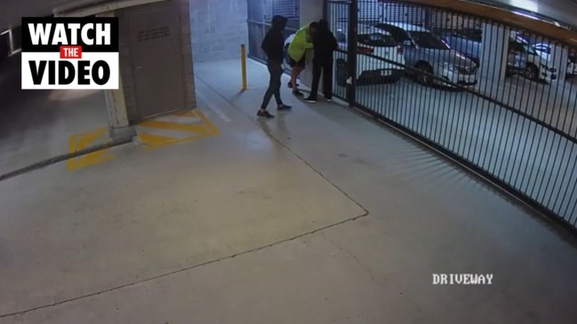 How many thieves does it take to get through a security door?