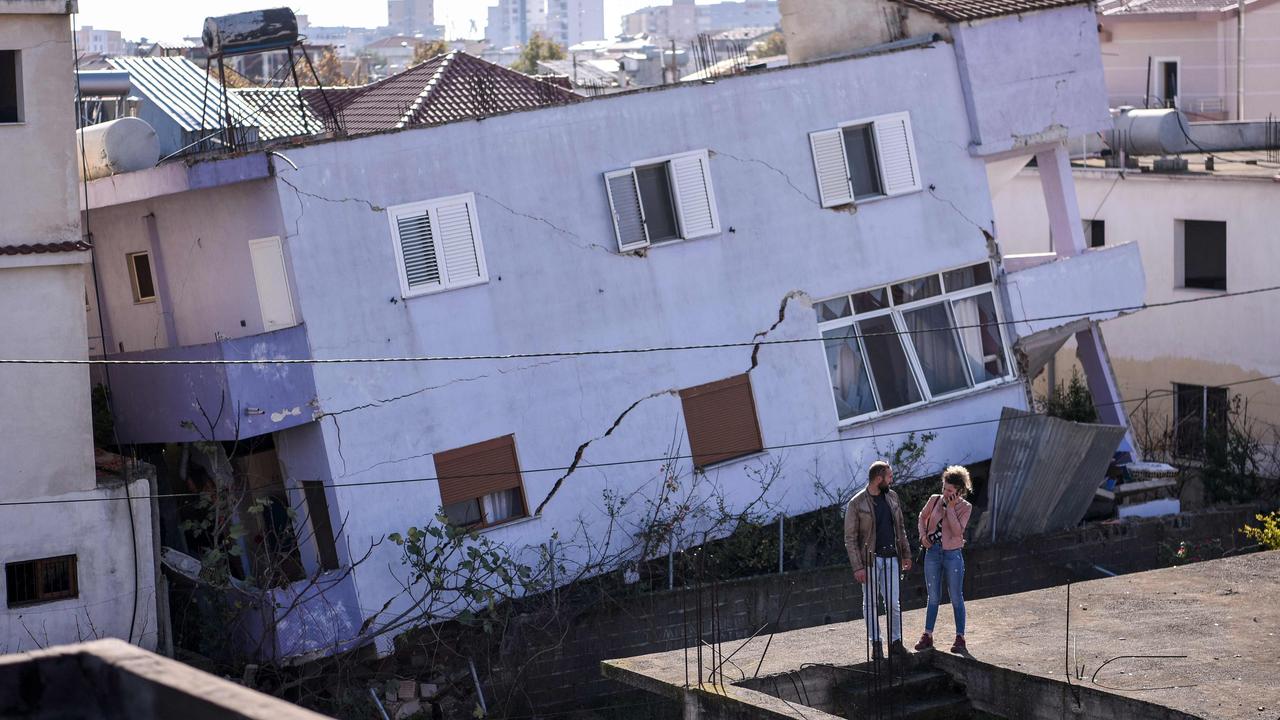 Tirana declared a state of emergency in the areas hardest hit by the pre-dawn earthquake. Picture: Armend Nimani/AFP
