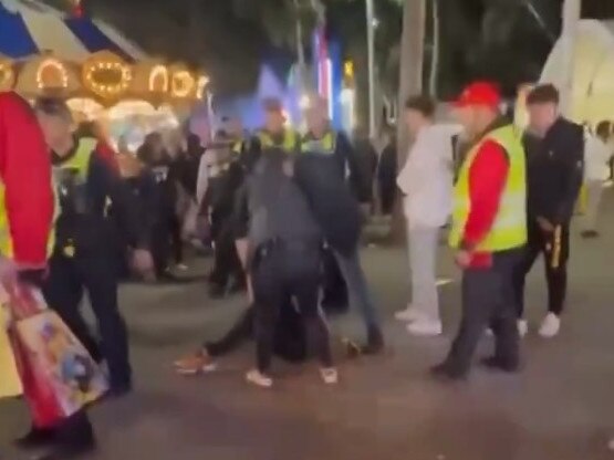 Royal Adelaide Show brawl footage