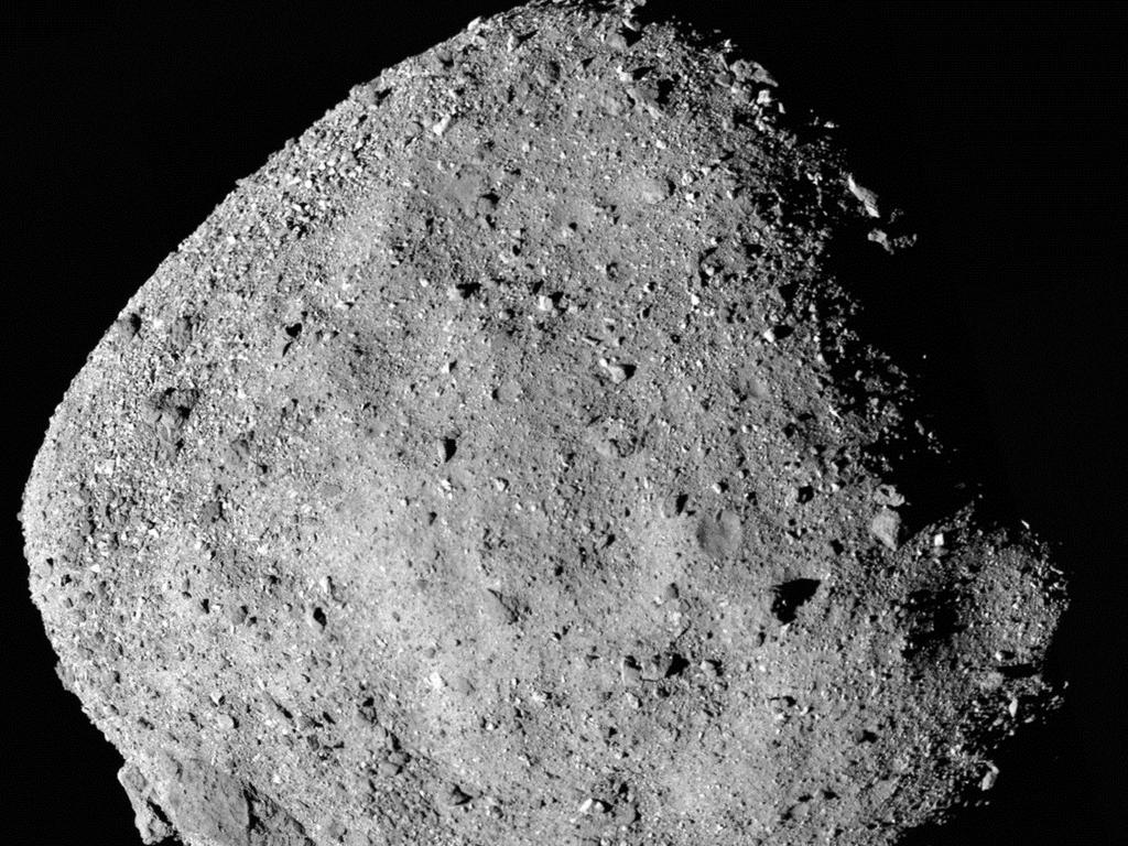 The 500m diameter asteroid Bennu, imaged by the OSIRIS-REx spacecraft in December 2018. Picture NASA For Martin George col for The Mercury