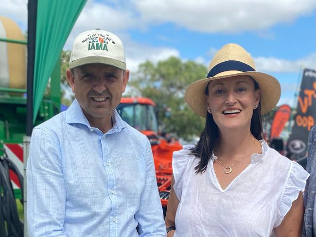 Katherine McBride with her Liberal MP husband Nick. Mrs McBride has announced she will contest the SE federal seat of Barker against sitting MP Tony Pasin. Picture: supplied