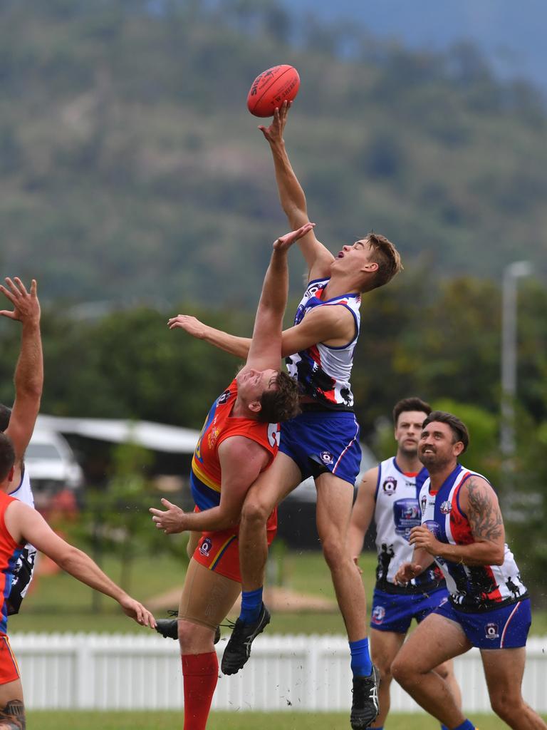 Lawsen Ford in action in a Townsville AFL game. Picture: Evan Morgan