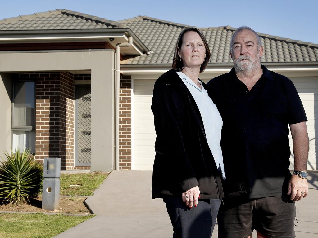 Peter and Sharon Luhr own an investment property at Spring Farm in Sydney's southwest. Picture: Toby Zerna