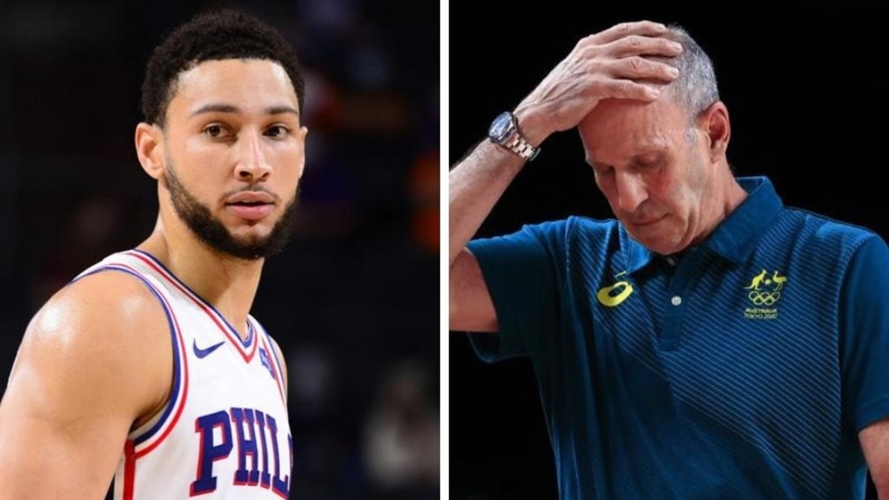 Everyone's scratching their heads about what to do with Ben Simmons. Photo: Getty Images and Adam Head (News Corp Australia).