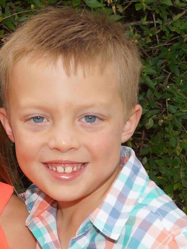 Victim 7-year old Hudson Bullock. 