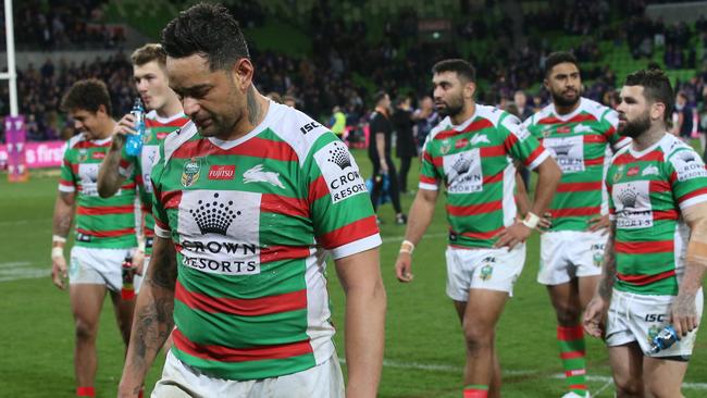 The Rabbitohs must regroup and come back stronger. (AAP Image/David Crosling)