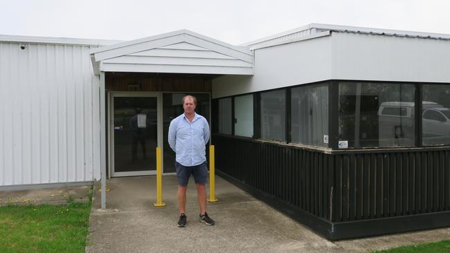 James McConvill is excited to transform the old Mitre 10 building into The Grantville Grocer. Picture: Brooke Grebert-Craig