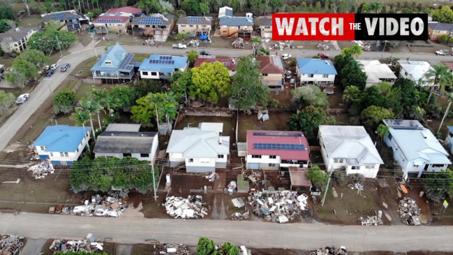 Aerial vision shows extent of Lismore's flood disaster